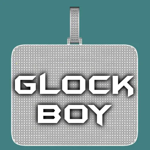 CUSTOM LETTER NECKLACE 3D BIG SQUARE sold by The GUU Shop