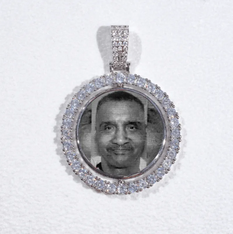 3D Spinning 2-Faced Custom Picture Pendant sold by The GUU Shop