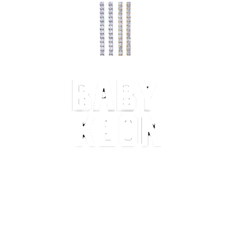 Custom Letters Baguette Two Layer Necklace sold by The GUU Shop