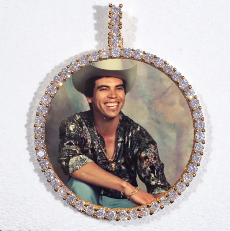 LARGE 3D CIRCLE CUSTOM PICTURE PENDANT sold by The GUU Shop