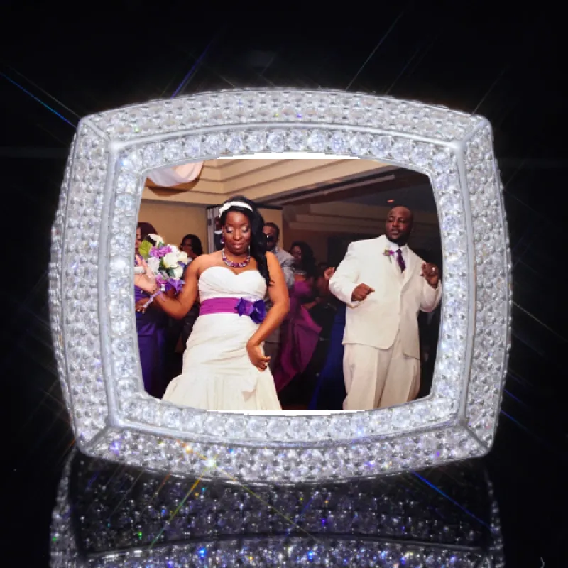 3D CUSTOM PICTURE ICED RING sold by The GUU Shop