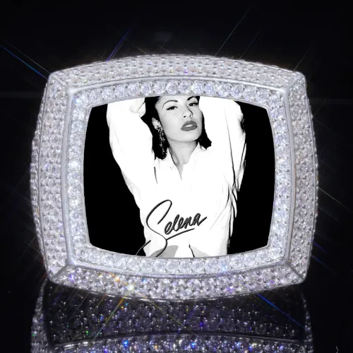 3D CUSTOM PICTURE ICED RING sold by The GUU Shop