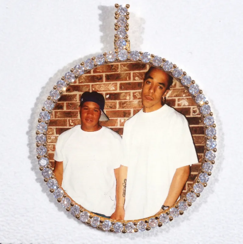 LARGE 3D CIRCLE CUSTOM PICTURE PENDANT sold by The GUU Shop