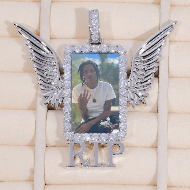RIP WING 3D CUSTOM PICTURE PENDANT sold by The GUU Shop