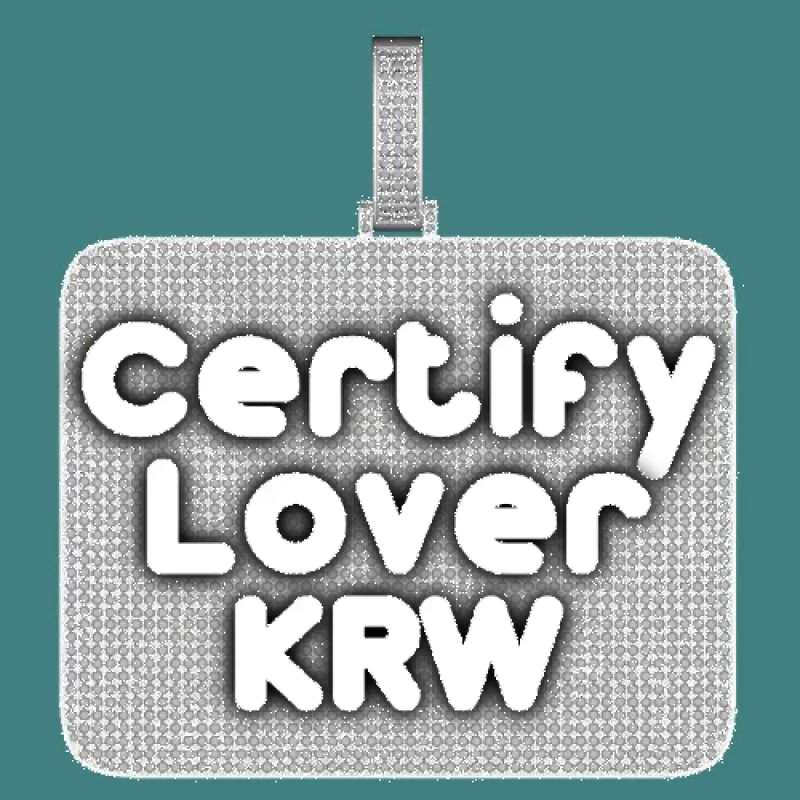 CUSTOM LETTER NECKLACE 3D BIG SQUARE sold by The GUU Shop