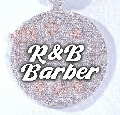 CUSTOM LETTER NECKLACE 3D BIG CROWN DISC sold by The GUU Shop