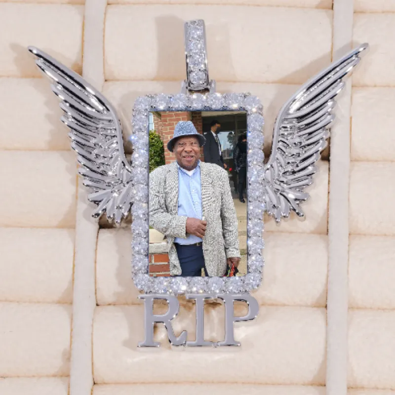 RIP WING 3D CUSTOM PICTURE PENDANT made by The GUU Shop