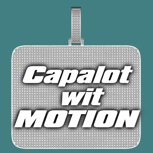 CUSTOM LETTER NECKLACE 3D BIG SQUARE sold by The GUU Shop