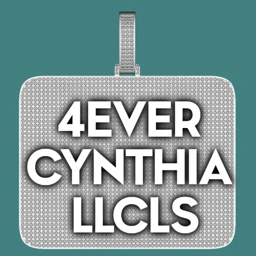 CUSTOM LETTER NECKLACE 3D BIG SQUARE sold by The GUU Shop