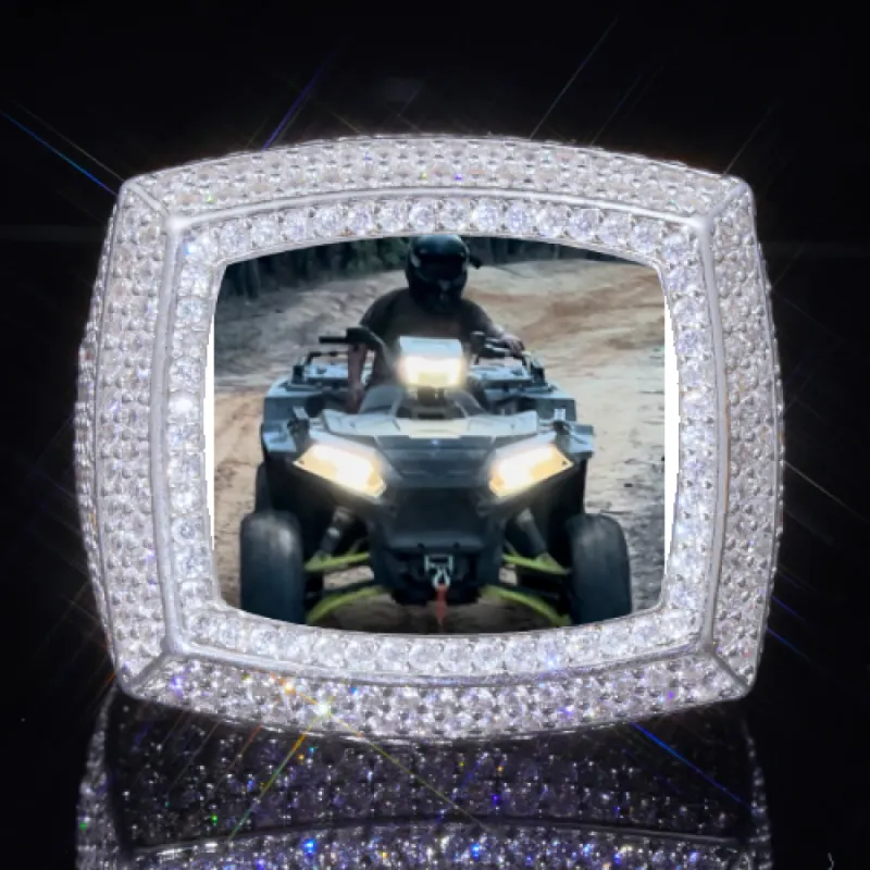 3D CUSTOM PICTURE ICED RING sold by The GUU Shop