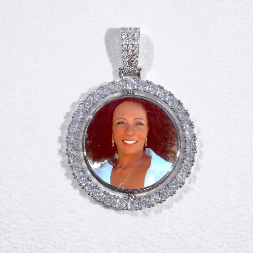 3D Spinning 2-Faced Custom Picture Pendant sold by The GUU Shop