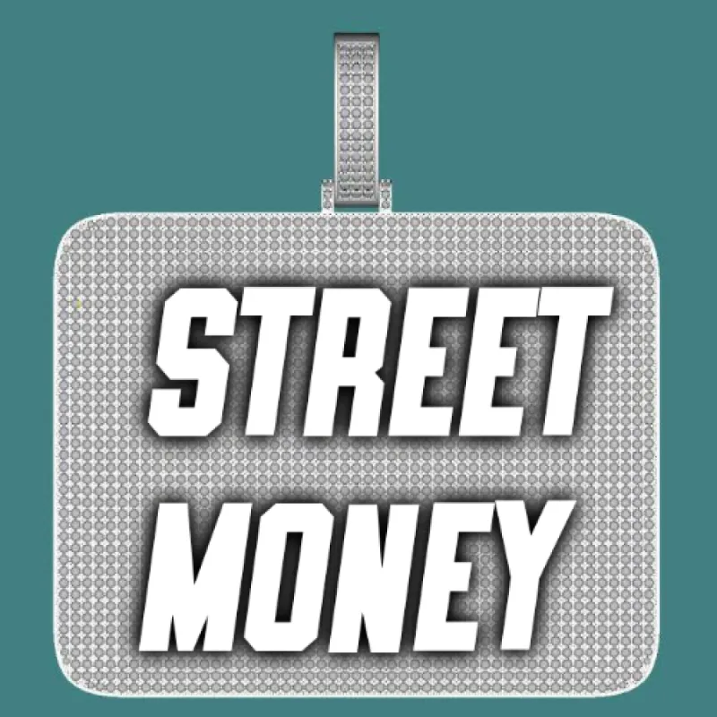 CUSTOM LETTER NECKLACE 3D BIG SQUARE sold by The GUU Shop