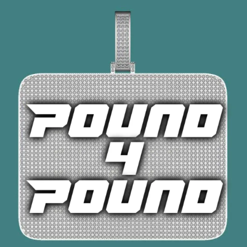 CUSTOM LETTER NECKLACE 3D BIG SQUARE sold by The GUU Shop