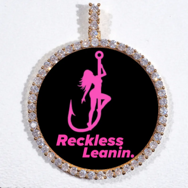 LARGE 3D CIRCLE CUSTOM PICTURE PENDANT sold by The GUU Shop