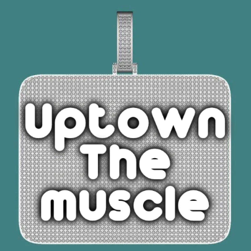 CUSTOM LETTER NECKLACE 3D BIG SQUARE sold by The GUU Shop