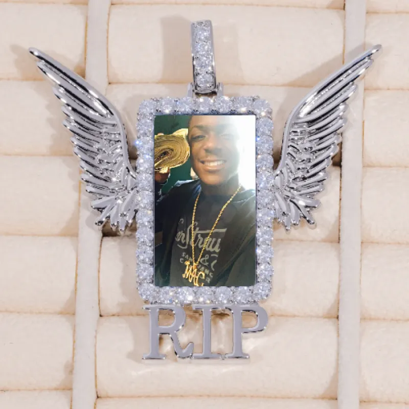 RIP WING 3D CUSTOM PICTURE PENDANT made by The GUU Shop