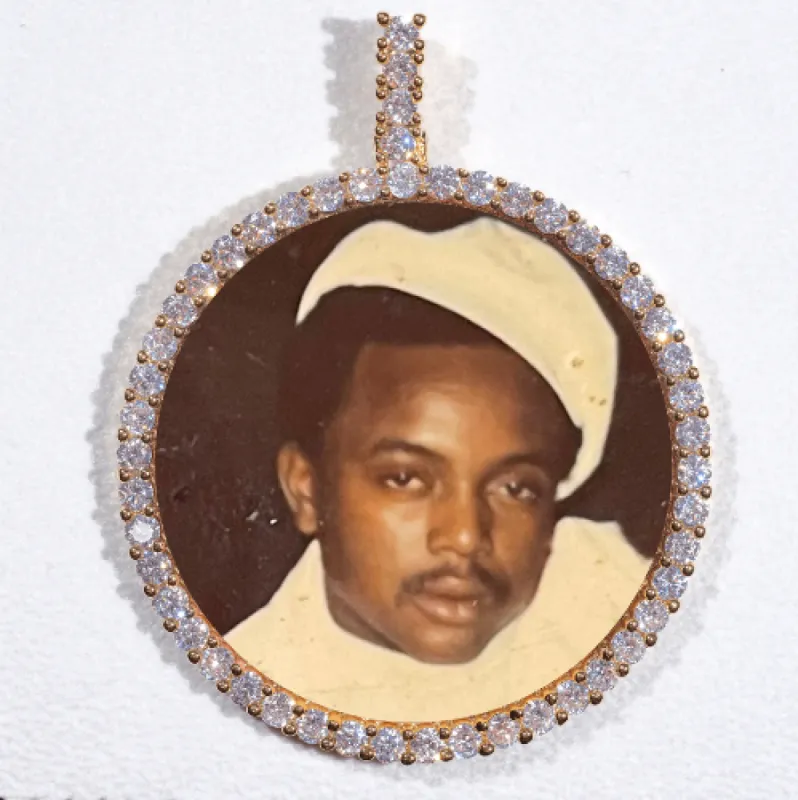 LARGE 3D CIRCLE CUSTOM PICTURE PENDANT sold by The GUU Shop