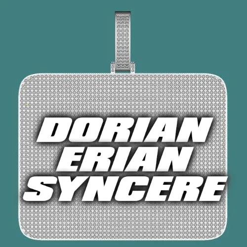 CUSTOM LETTER NECKLACE 3D BIG SQUARE sold by The GUU Shop