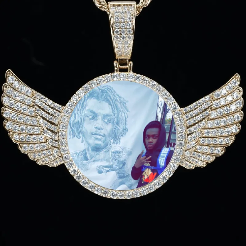 CUSTOM PICTURE PENDANT STYLE-4 sold by The GUU Shop