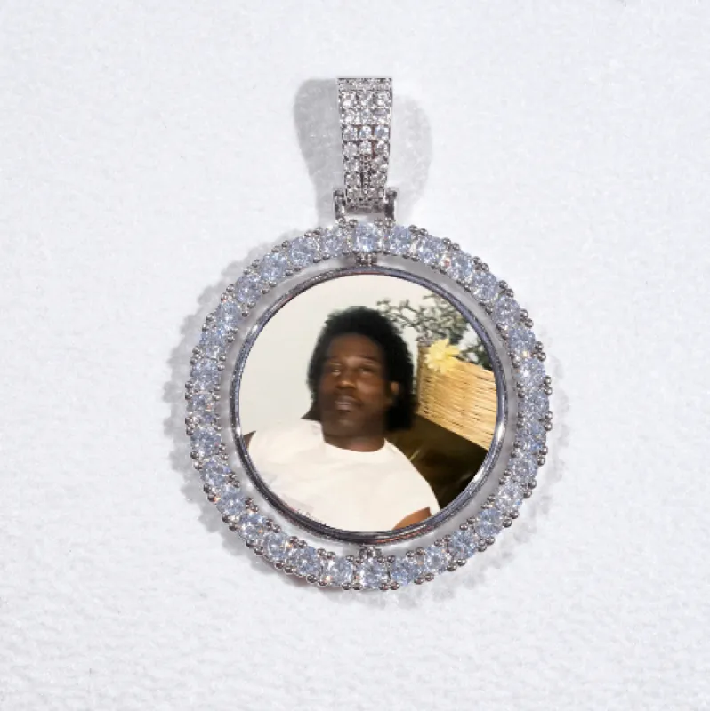 3D Spinning 2-Faced Custom Picture Pendant sold by The GUU Shop