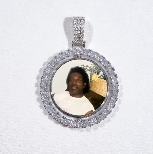 3D Spinning 2-Faced Custom Picture Pendant sold by The GUU Shop