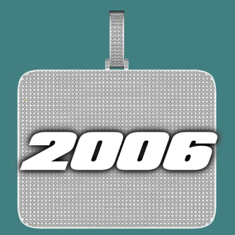 CUSTOM LETTER NECKLACE 3D BIG SQUARE sold by The GUU Shop