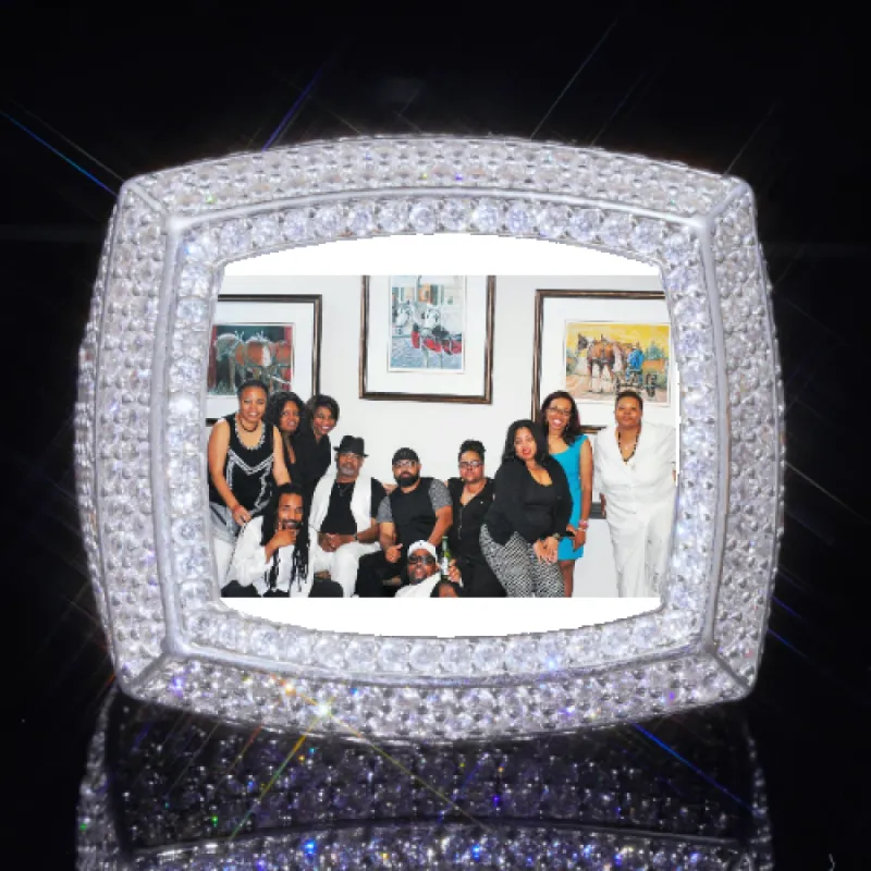 3D CUSTOM PICTURE ICED RING sold by The GUU Shop