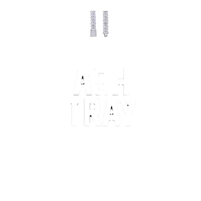 Custom Letters Baguette Two Layer Necklace made by The GUU Shop