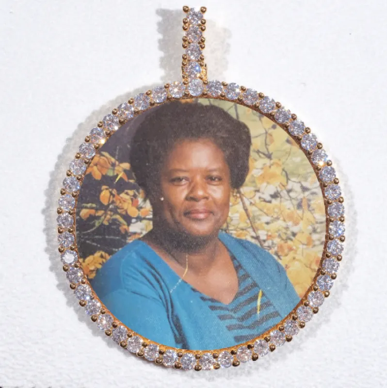 LARGE 3D CIRCLE CUSTOM PICTURE PENDANT sold by The GUU Shop