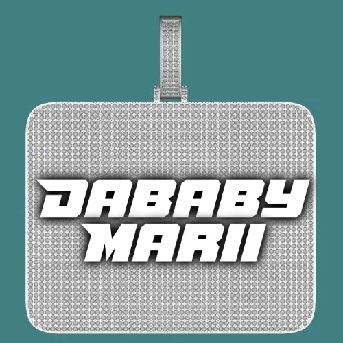 CUSTOM LETTER NECKLACE 3D BIG SQUARE sold by The GUU Shop