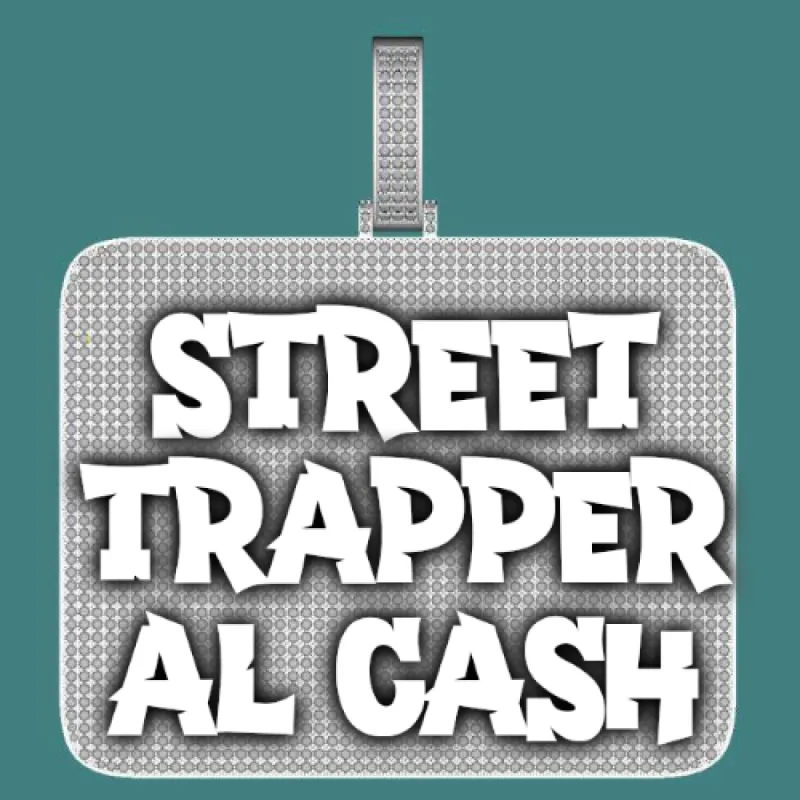 CUSTOM LETTER NECKLACE 3D BIG SQUARE sold by The GUU Shop