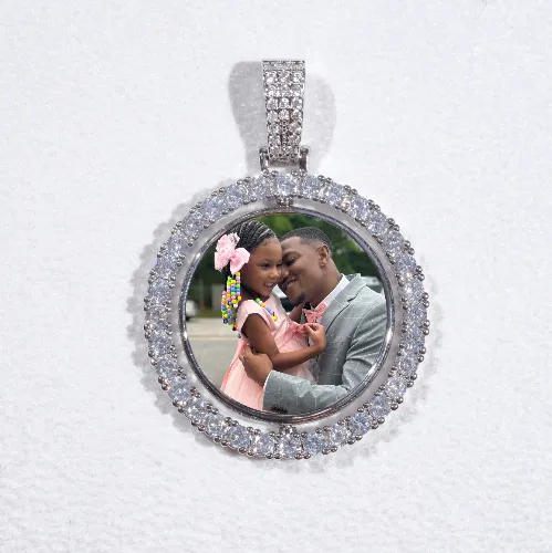 3D Spinning 2-Faced Custom Picture Pendant sold by The GUU Shop