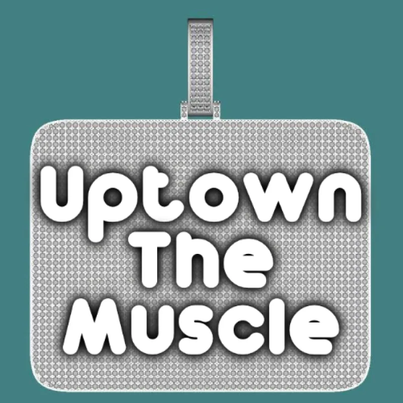 CUSTOM LETTER NECKLACE 3D BIG SQUARE sold by The GUU Shop