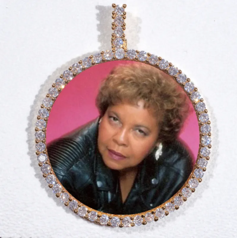 LARGE 3D CIRCLE CUSTOM PICTURE PENDANT sold by The GUU Shop