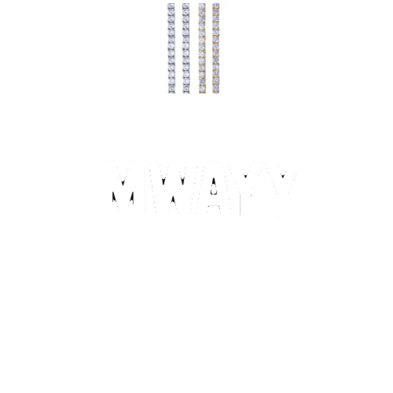 Custom Letters Baguette Two Layer Necklace sold by The GUU Shop