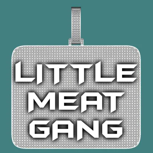 CUSTOM LETTER NECKLACE 3D BIG SQUARE sold by The GUU Shop