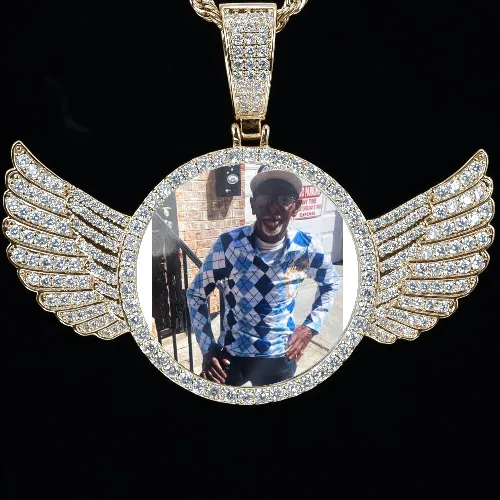 CUSTOM PICTURE PENDANT STYLE-4 sold by The GUU Shop