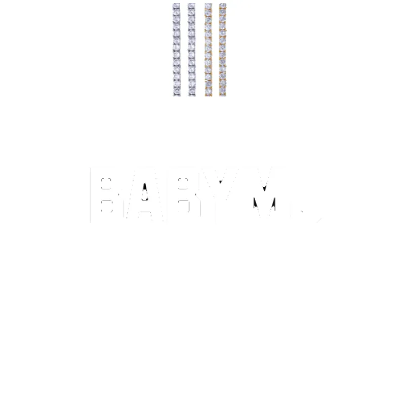 Custom Letters Baguette Two Layer Necklace sold by The GUU Shop