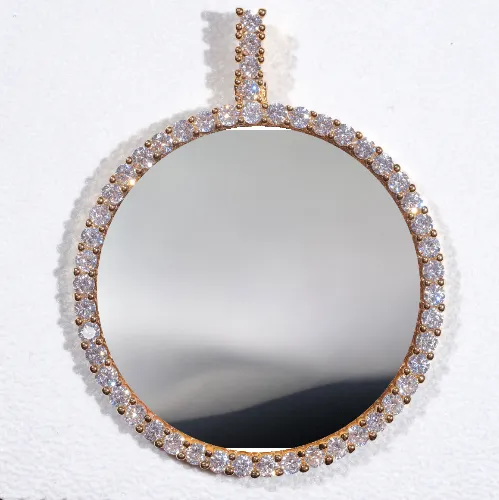 LARGE 3D CIRCLE CUSTOM PICTURE PENDANT sold by The GUU Shop