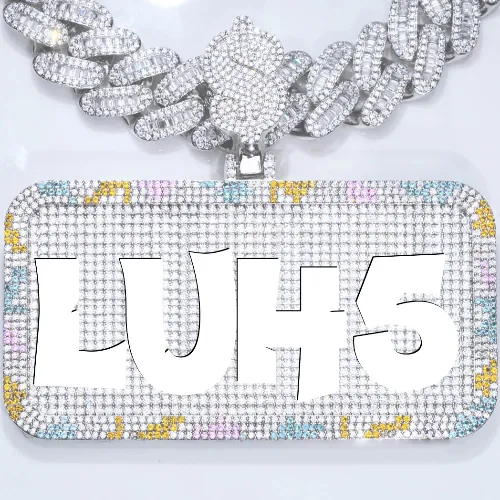 CUSTOM LETTER NECKLACE 3D COLORFUL SQUARE sold by The GUU Shop