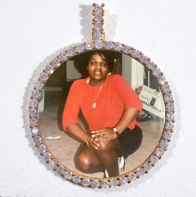 LARGE 3D CIRCLE CUSTOM PICTURE PENDANT sold by The GUU Shop