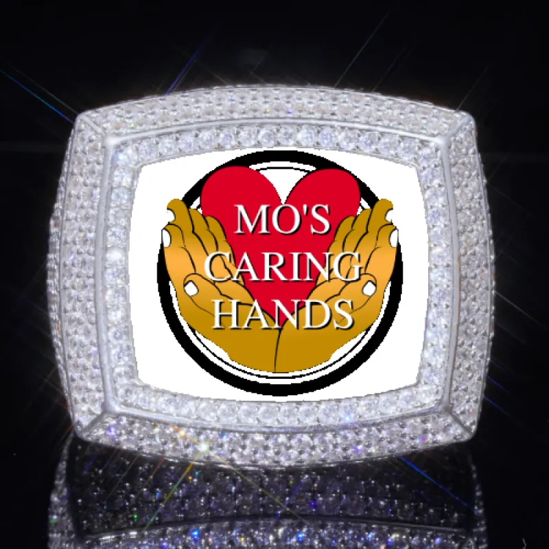 3D CUSTOM PICTURE ICED RING sold by The GUU Shop