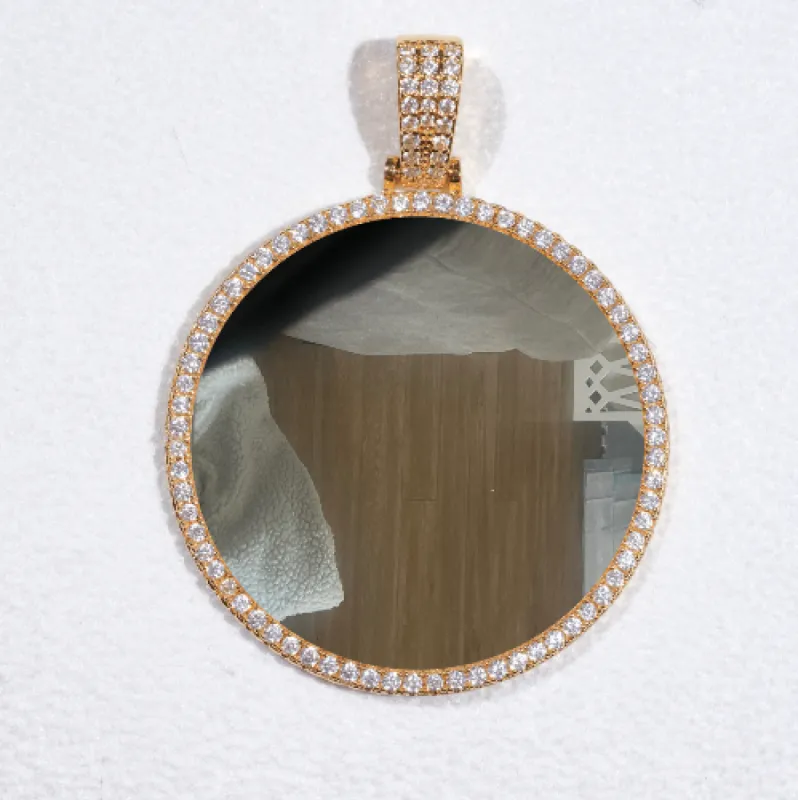 MEDIUM 3D CIRCLE CUSTOM PICTURE PENDANT sold by The GUU Shop