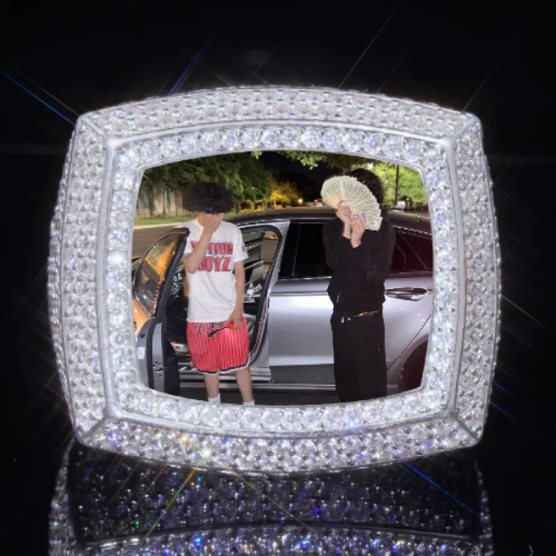 3D CUSTOM PICTURE ICED RING sold by The GUU Shop