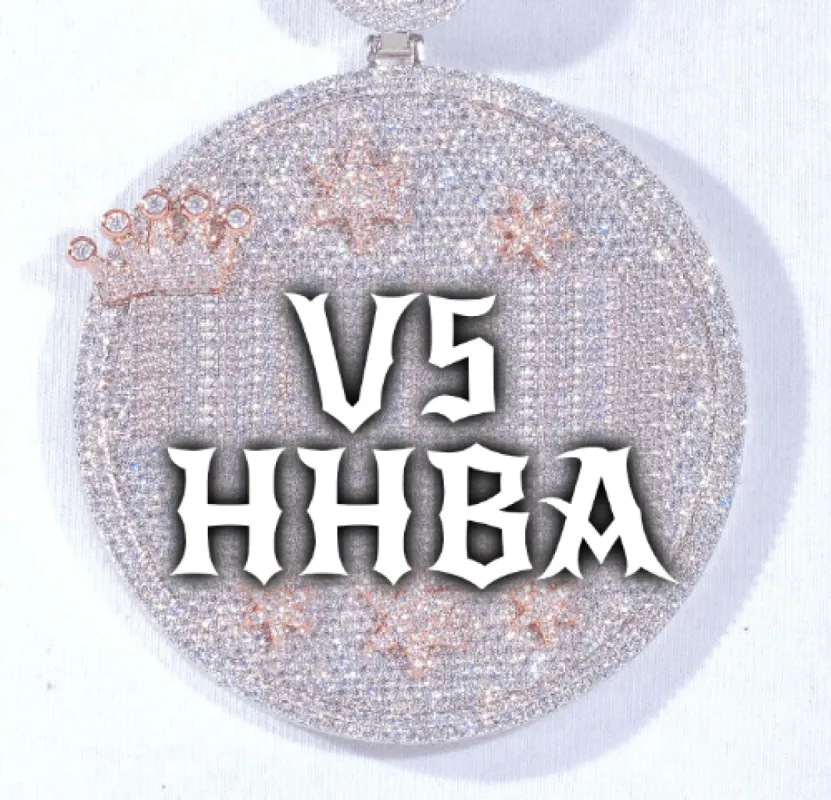 CUSTOM LETTER NECKLACE 3D BIG CROWN DISC sold by The GUU Shop