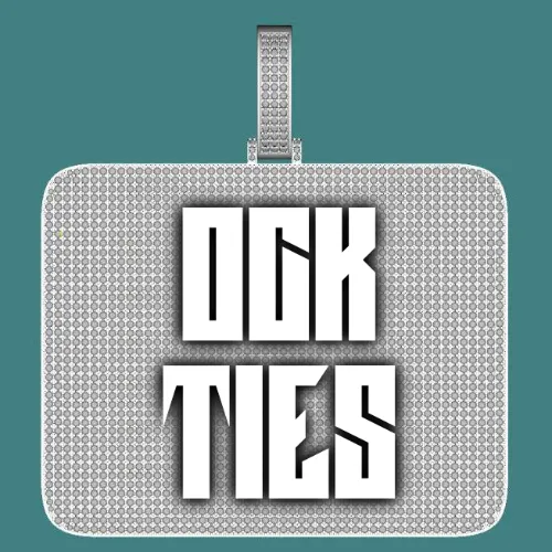 CUSTOM LETTER NECKLACE 3D BIG SQUARE sold by The GUU Shop