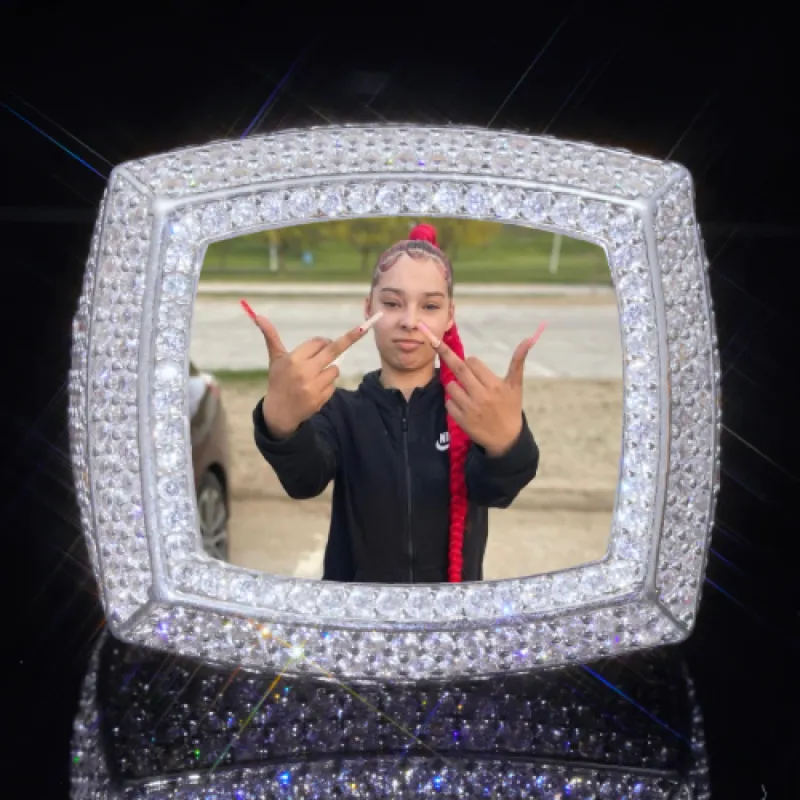 3D CUSTOM PICTURE ICED RING sold by The GUU Shop