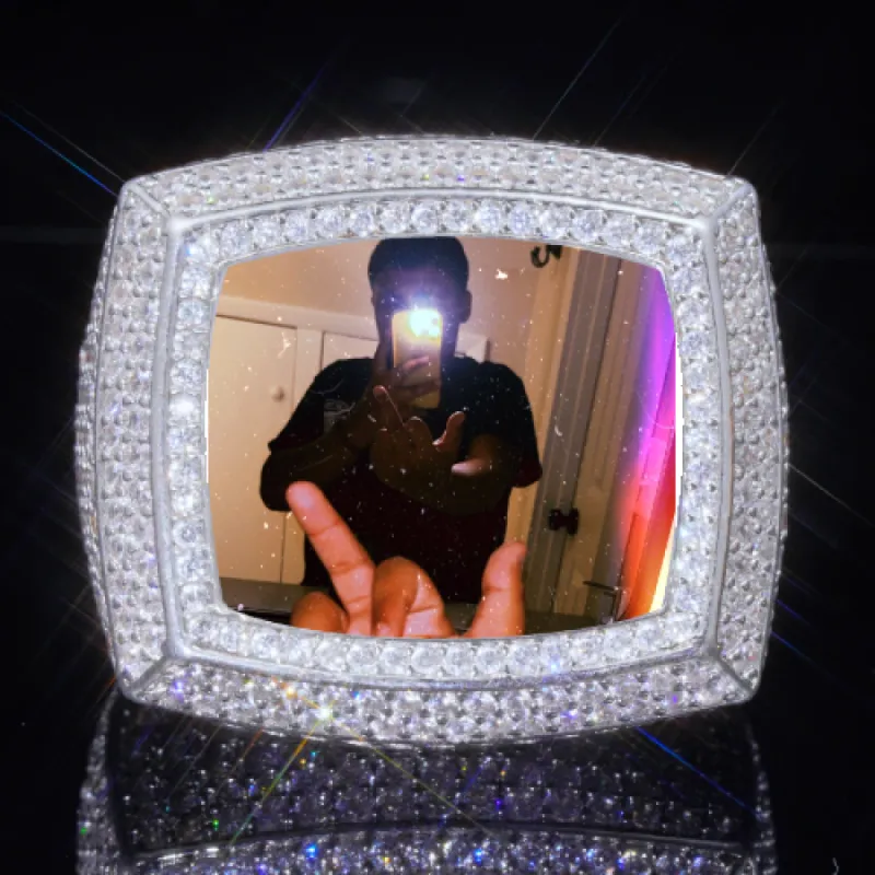 3D CUSTOM PICTURE ICED RING sold by The GUU Shop