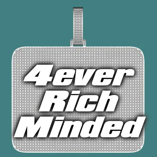 CUSTOM LETTER NECKLACE 3D BIG SQUARE sold by The GUU Shop