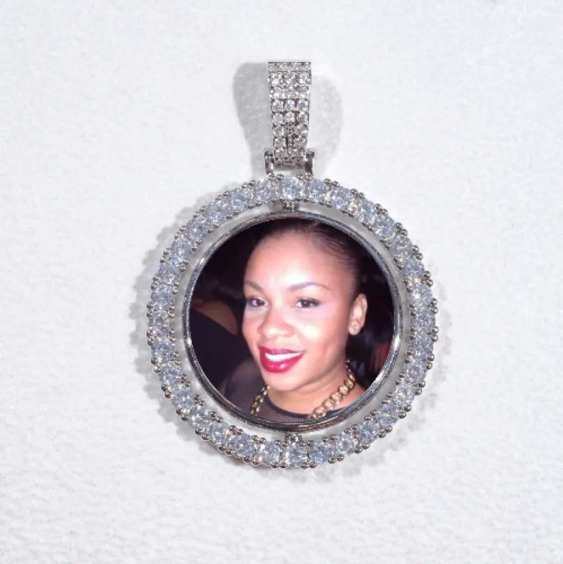 3D Spinning 2-Faced Custom Picture Pendant sold by The GUU Shop